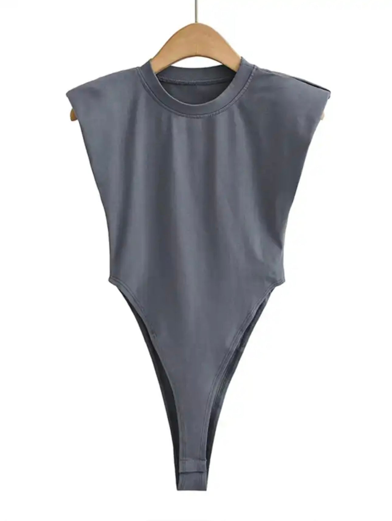 Sexy tops  Summer one-pieces bodycon bodysuit padded shoulder