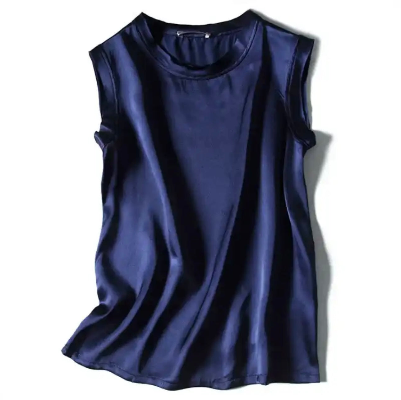 Satin Office Lady Tank Top